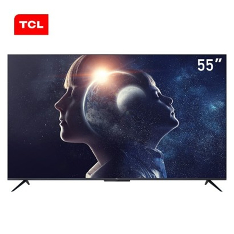 TCL 55吋电视 55D8 新款智能电视 全面屏 AI语音 8米免遥控JPY带授权招加盟代理