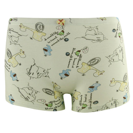 竹纤维女童平角内裤2022 商品图2