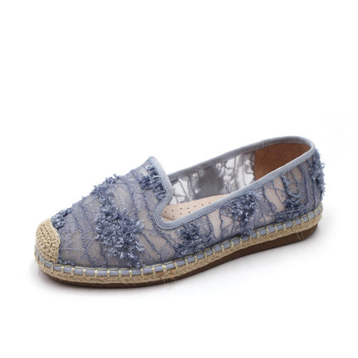 Safiya/索菲娅蕾丝网纱渔夫鞋2020春夏款单鞋SF01111002 商品图4