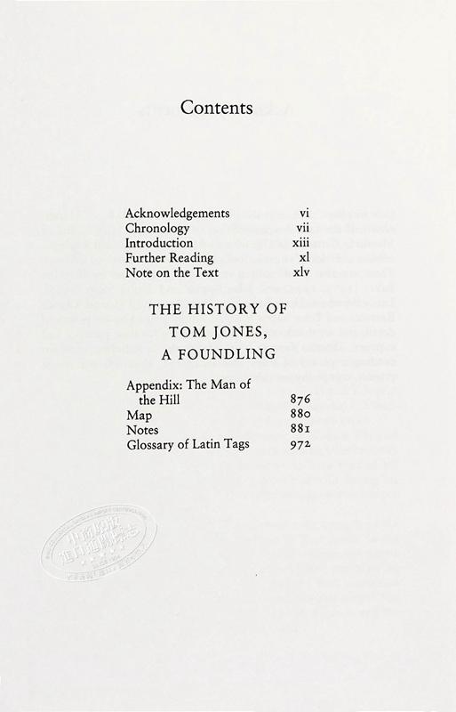 【中商原版】弃儿汤姆·琼斯史 英文原版 The History of Tom Jones 商品图4