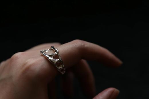 CHEZ BOQUE 印象系列原创手工925银戒指《轨》 商品图8