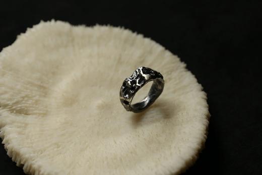 CHEZ BOQUE 印象系列原创手工925银戒指《月满》/《月缺》 商品图5