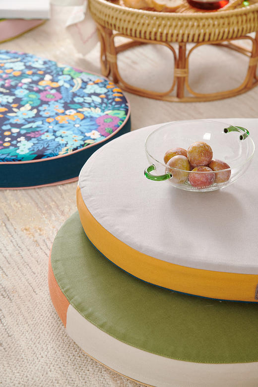 椭圆形棕榈坐垫打坐垫 商品图3