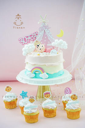 满月女宝宝👶🏻（➕6枚奶油杯）