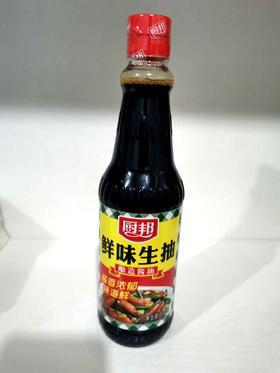 厨邦鲜味生抽500ml
