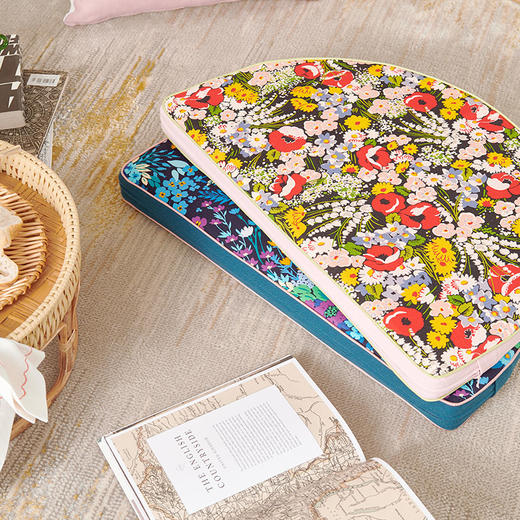 半圆形棉布棕榈坐垫天然椰棕材质坐垫打坐垫 商品图1