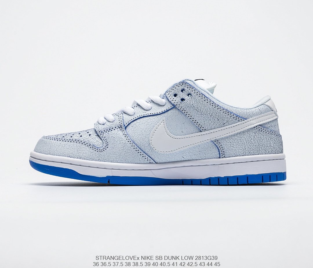 耐克Nike SB Dunk Low Pro Premium"White/Game Royal"扣篮系列低帮休闲运动滑板板鞋