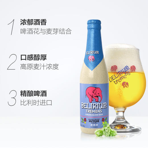 比利时进口浅粉象精酿啤酒330ml 商品图4