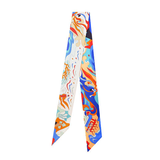 “洛神赋”主题窄带丝巾 商品图1