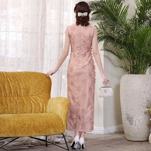 DLQ-A2306新款日常中国风复古长款气质旗袍 商品图2