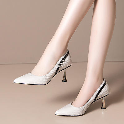 oldh2183尖头黑色牛皮鞋性