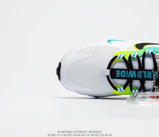 耐克Nike React Air Max 270V2休闲时尚百搭舒适个性半气垫跑步鞋 商品图4