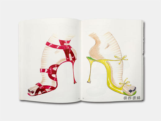 Manolo Blahnik Drawings 马诺洛草稿 【时装 插画 鞋履设计】 商品图2