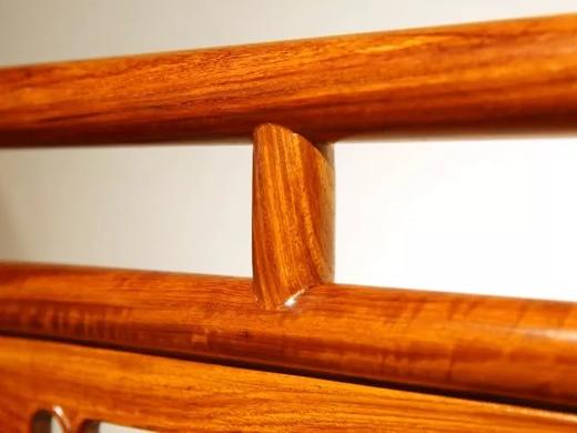 红桥红  家具严选  缅甸花梨（大果紫檀）  【200 三围栏杆 小罗汉床 两件套】 商品图6