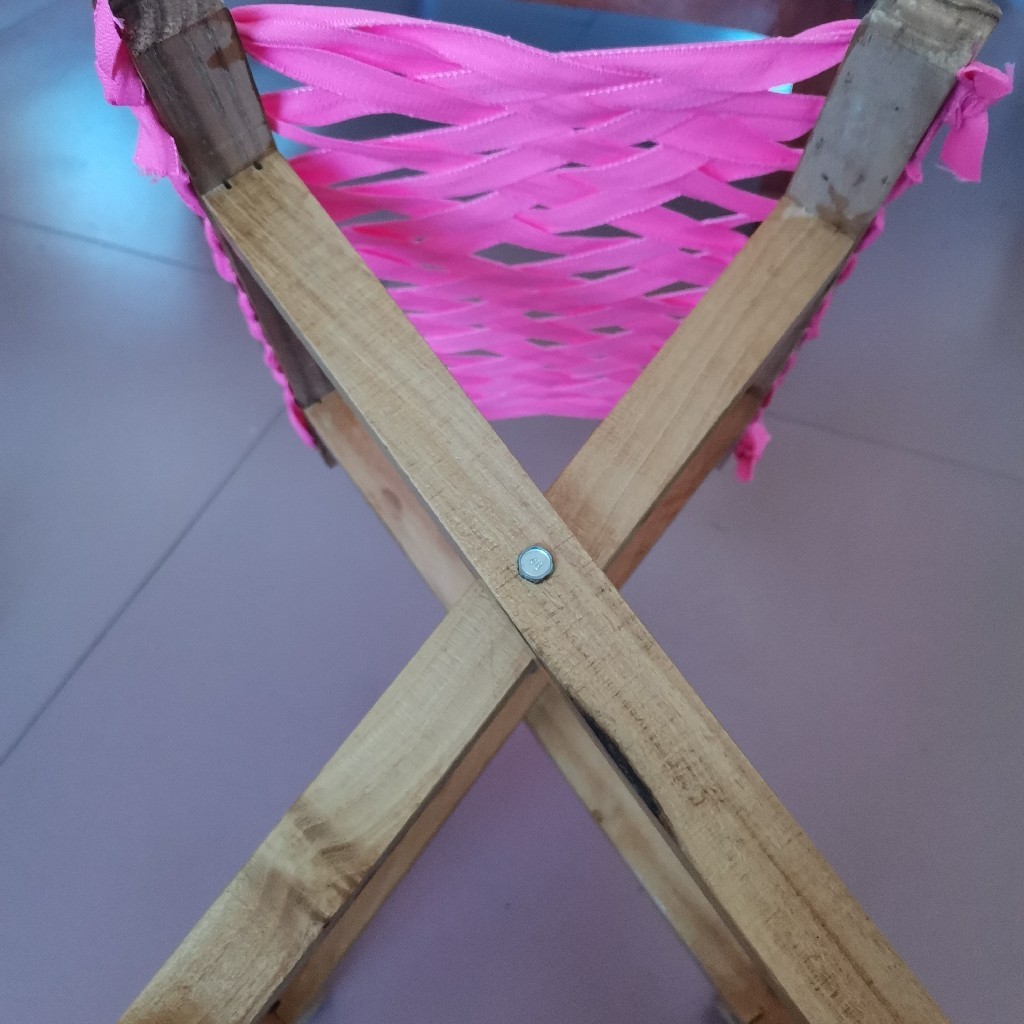 老槐木纯实木手工制作山东马扎携带方便可折叠