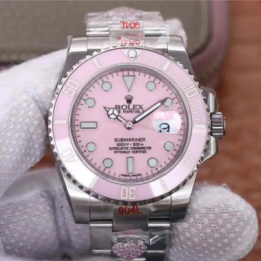 GMF劳li士更​新V2版本粉鬼‎。女士腕表，精钢表带，自动机械机芯，密底。 商品图0