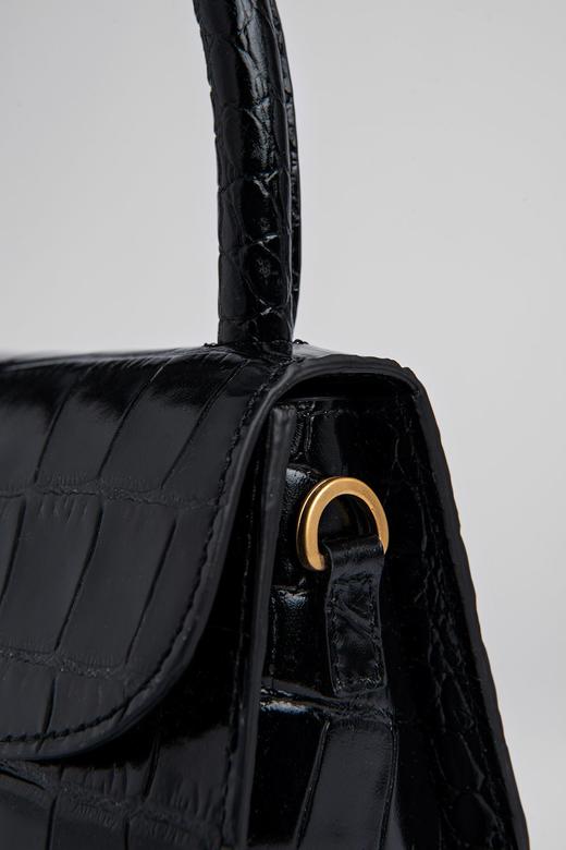 By Far 天空蓝/焦糖棕/红褐色/黑色mini鳄鱼纹两用包 商品图8