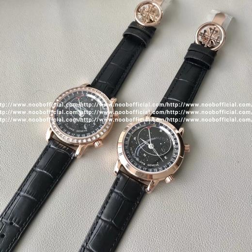 百达翡丽星空升级终极版6102款｜6104款超级复杂功能系列。日内瓦苍穹系列你可想象把星空佩戴在腕上吗？这款星空腕表独具特别星象功能，蓝色圆表盘上就能欣赏日内瓦苍穹图，还有金色月球运行轨迹，熬时20个 商品图3