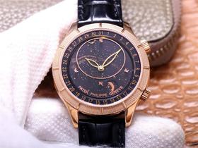 TZ百达fei丽复杂功能星空系列5106R/5102/6104，尺寸42*10mm，升级了和原装一样的夜光效果星空，采用9015机械机改造而成的珍珠陀机芯