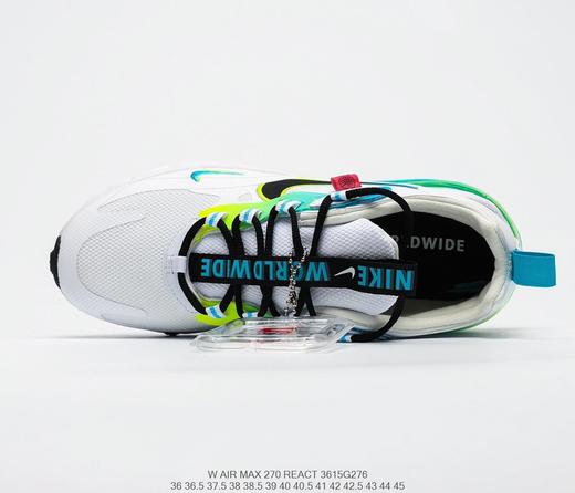 耐克Nike React Air Max 270V2休闲时尚百搭舒适个性半气垫跑步鞋 商品图7