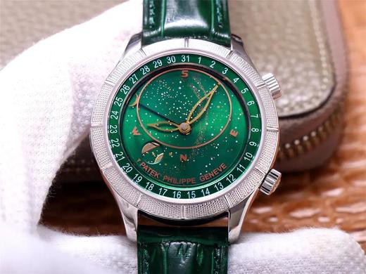 TZ百达fei丽复杂功能星空系列5106R/5102/6104，尺寸42*10mm，升级了和原装一样的夜光效果星空，采用9015机械机改造而成的珍珠陀机芯 商品图0