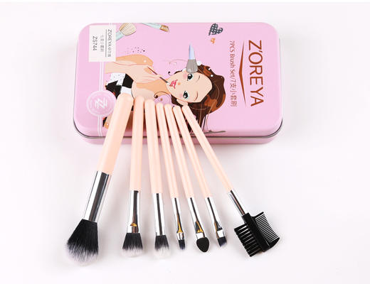 Z'OREYA卓尔雅7支小铁盒化妆套刷JPY带授权招加盟代理 商品图14