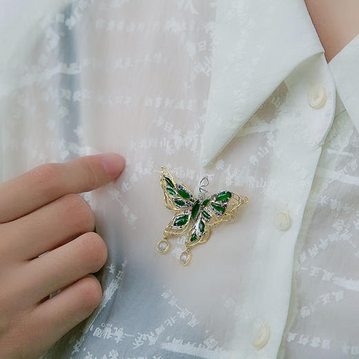 幻之蝶蝴蝶胸针吊坠双戴定【定制款】 商品图2