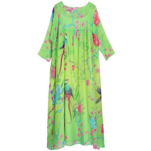 醉梦仙霖连衣裙 | 杨丽萍老师同款| 现货加急发 |真丝款 商品图5