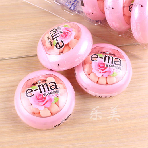 悠哈溢玛柠檬味/玫瑰味/薄荷味爽喉糖33g 商品图5