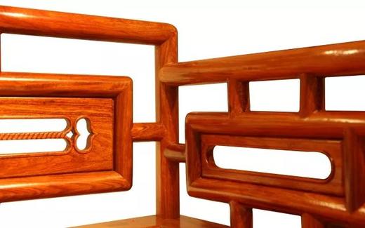 红桥红  家具严选  缅甸花梨（大果紫檀）  【200 三围栏杆 小罗汉床 两件套】 商品图5