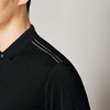 墨麦客男装桑蚕丝短袖POLO衫男 2020夏季新款撞色条纹男士T恤7751 商品缩略图2