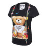 MOSCHINO 莫斯奇诺 黑色女士短袖T恤衫 黑色 0704 0442 1555 商品缩略图1