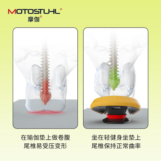 摩伽MOTOSTUHL  人体工学 健身辅助 轻健身 马鞍坐垫 MOTO2.0-1 商品图3