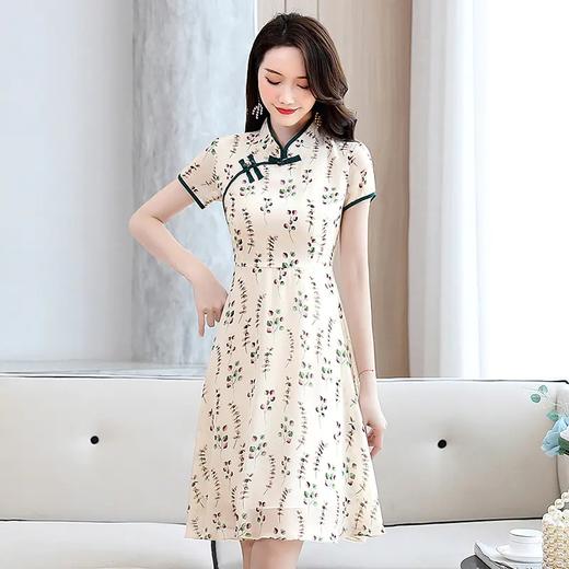 CQ CPYY9003夏季减龄显瘦收腰短袖连衣裙 商品图2