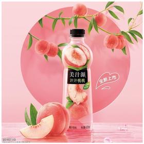420ml*12瓶 美汁源 汁汁桃桃