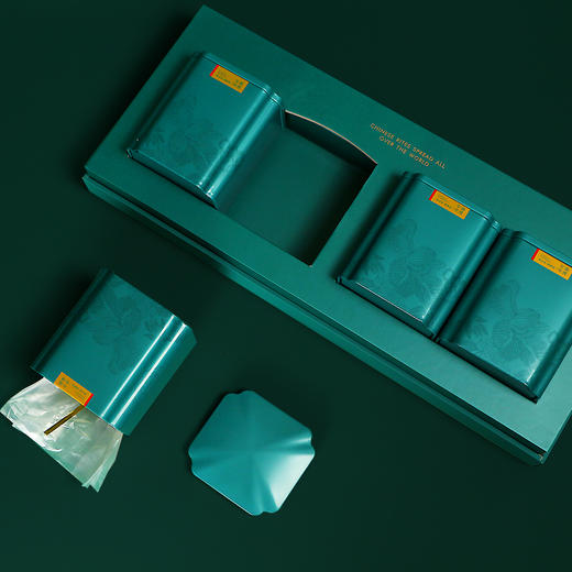 随手礼礼盒一套35元一件6套一件210元锦绣年华绿色茶叶礼盒容量可装