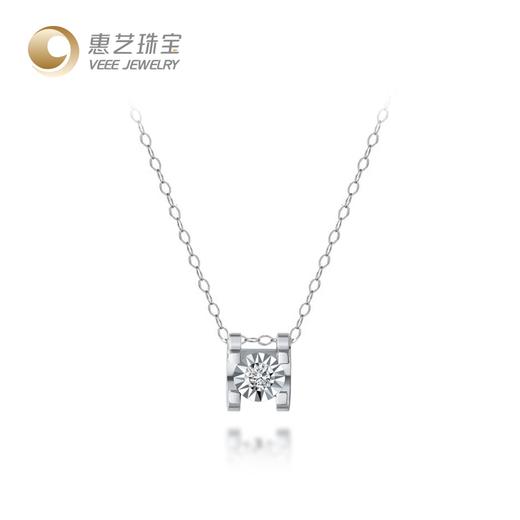 18K金钻石经典牛头款项链 商品图5