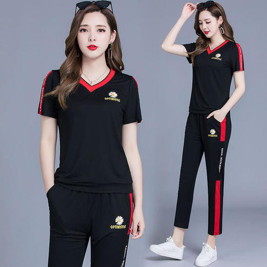 YWE-KED-G2夏新款时尚气质休闲两件套装 商品图0
