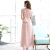 DLQ-A2559法式复古粉色半身裙套装 商品缩略图2