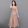 YWE-TB-MLN8025新款过膝中长款印花连衣裙 商品缩略图4
