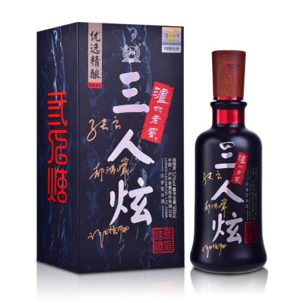 [白酒] 泸州老窖 三人炫38度500ml