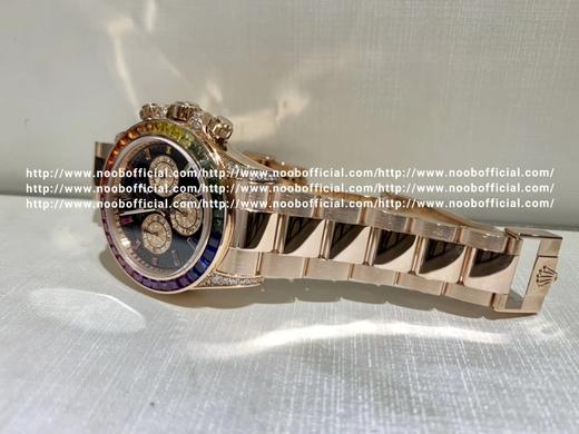 客订 真彩红、迪 N厂4130改造宝石 金粉三圈 宝石字面 18K玫瑰金厚金打造 小贵 细节分享 官方200w起，彩虹圈的难度在于宝石的摘採还有颜色搭配，颜色接替不均就很难达到链接的效果，所以官方 商品图3