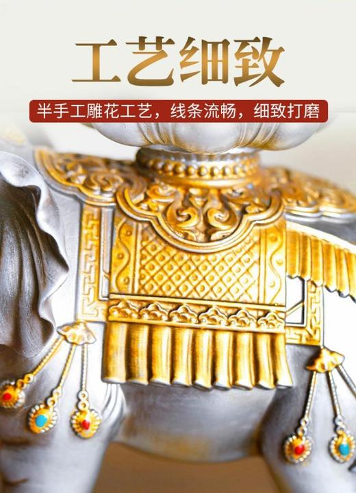 电子酥油灯LED供佛灯 新款大号大象宝充电酥油灯 佛前祈福仿真火苗 家居摆件 商品图10