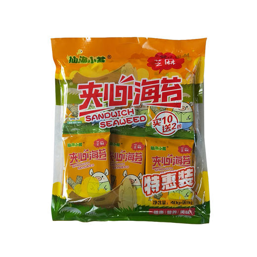c仙渔小苔夹心海48g袋装