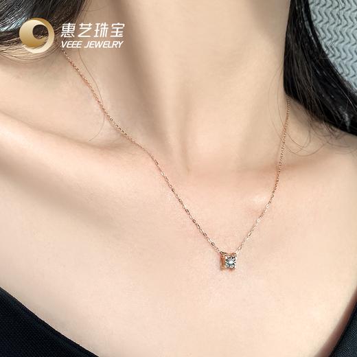 18K金钻石经典牛头款项链 商品图4