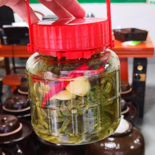 正宗坛子菜 酒泡酸豆角 3斤/7斤/12斤多种规格 送玻璃瓶 包邮 商品图2