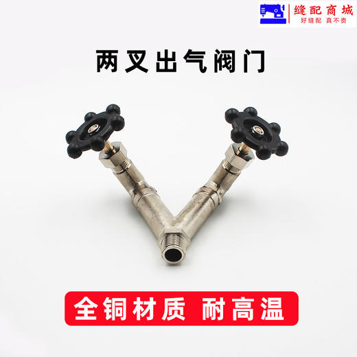 电加热蒸汽发生器配件 江心锅炉出气阀 二叉阀工业全蒸汽锅炉三叉 商品图1