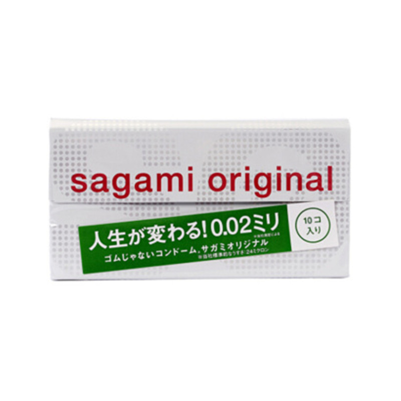 【日本直邮】日本相模SAGAMI避孕套002 M号 10枚/盒 本土版JPY带授权招加盟代理