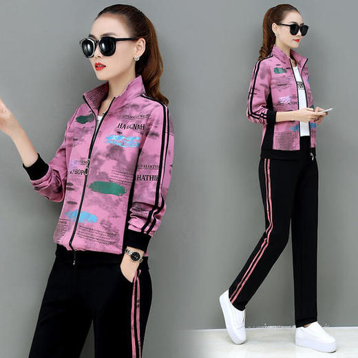 SP-118988新款休闲时尚显瘦运动套装 商品图2