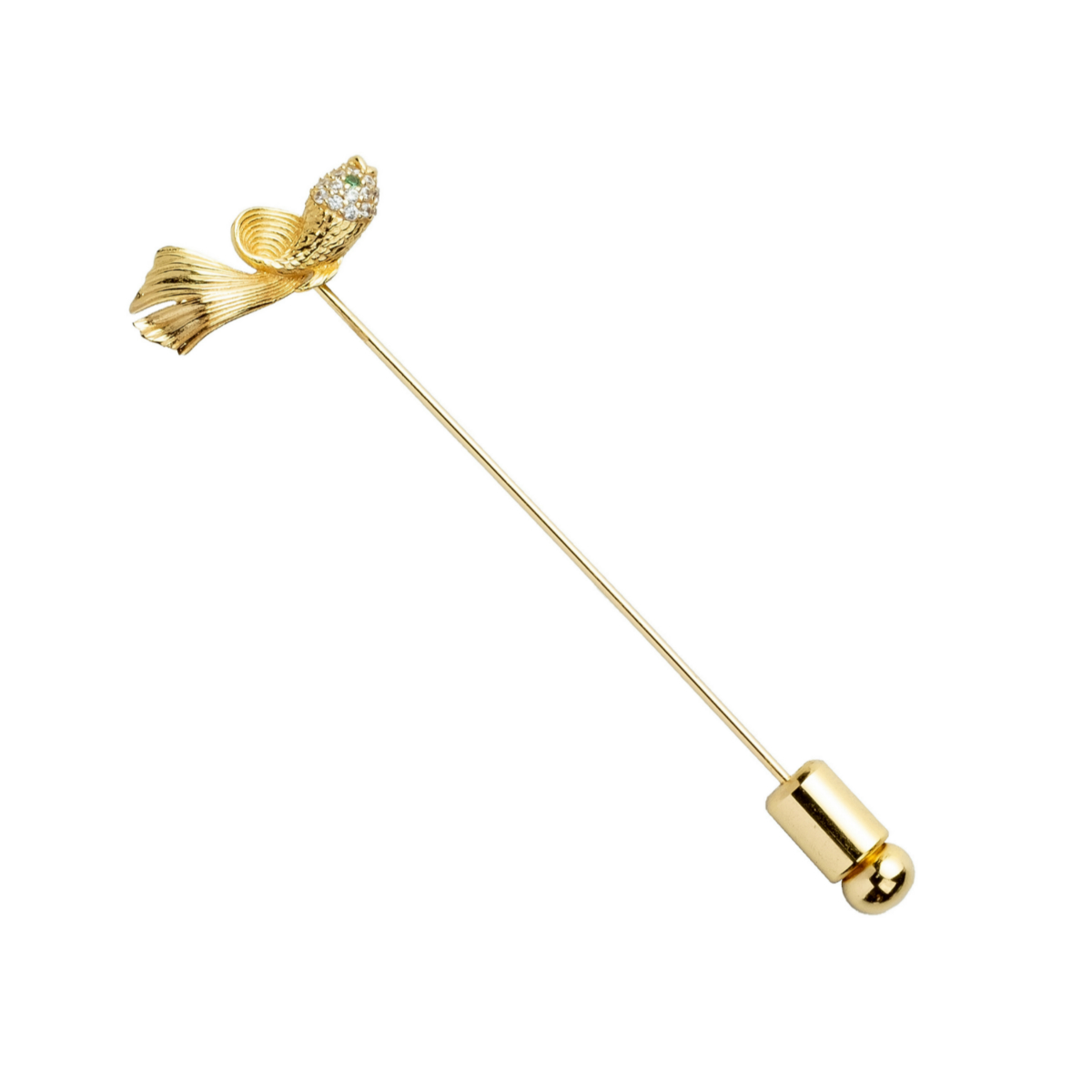 「 紫禁.福鲤 」插式胸针